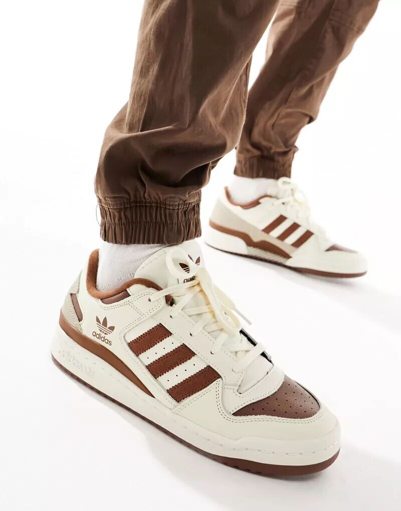 

Бело-коричневые низкие кроссовки adidas Originals Forum Low, Коричневый, Бело-коричневые низкие кроссовки adidas Originals Forum Low