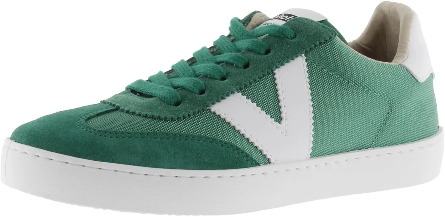 Велосипедные кроссовки Victoria Low-Top Unisex Berlin Ciclista из нейлона с контрастными деталями и подходящей отделкой из натуральной кожи, артикул 1126193, для взрослых, Green