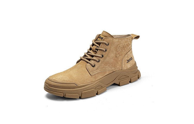 Женские ботинки Jeep Martin Boot на толстой подошве с перфорацией, песочный — фото 2