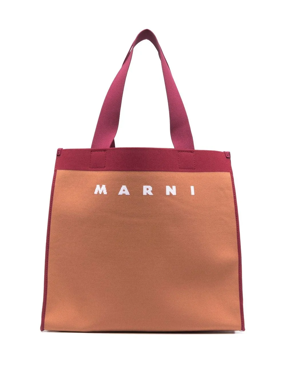 

Сумка-тоут с логотипом Marni, оранжевый