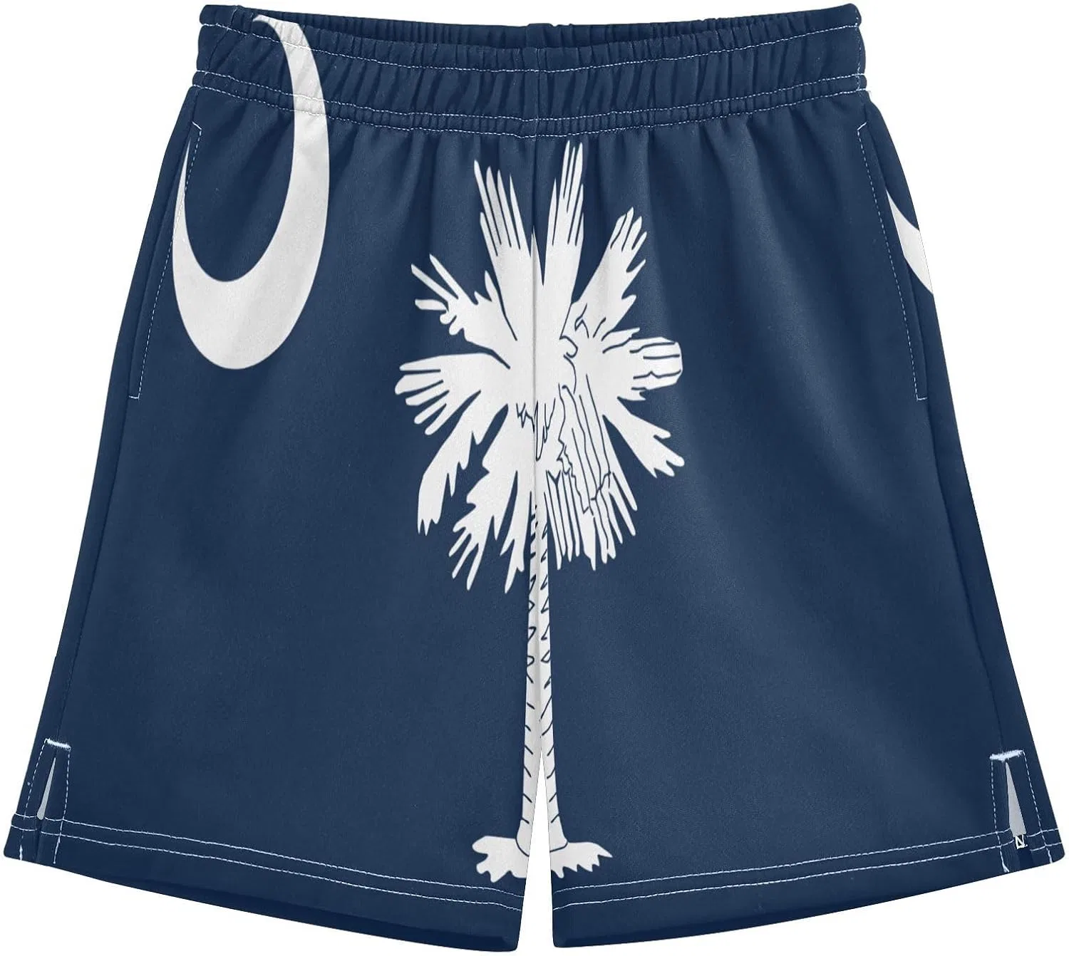 Шорты для мальчиков GuoChe Athletic, легкие, с карманами, цвет South Carolina State Flag, XS