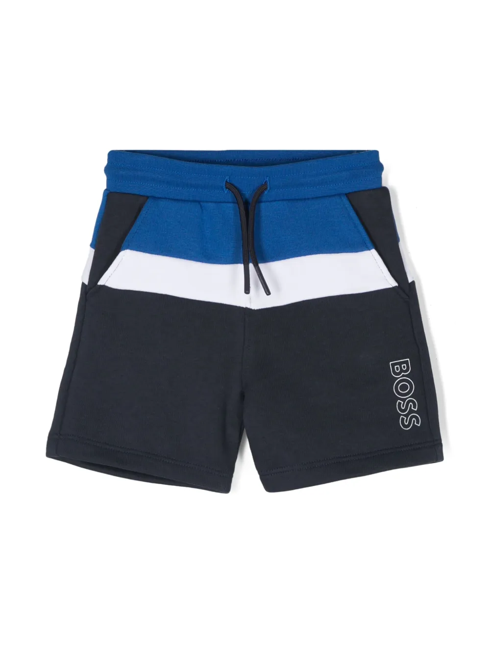 

Спортивные шорты с логотипом BOSS Kidswear, синий