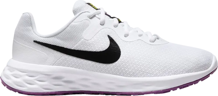 

Кроссовки Wmns Revolution 6 Wide 'White Vivid Purple', белый