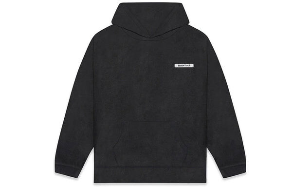 Толстовка fw20 polar fleece hoodie 'black' Fear Of God Essentials, черный — фото 2