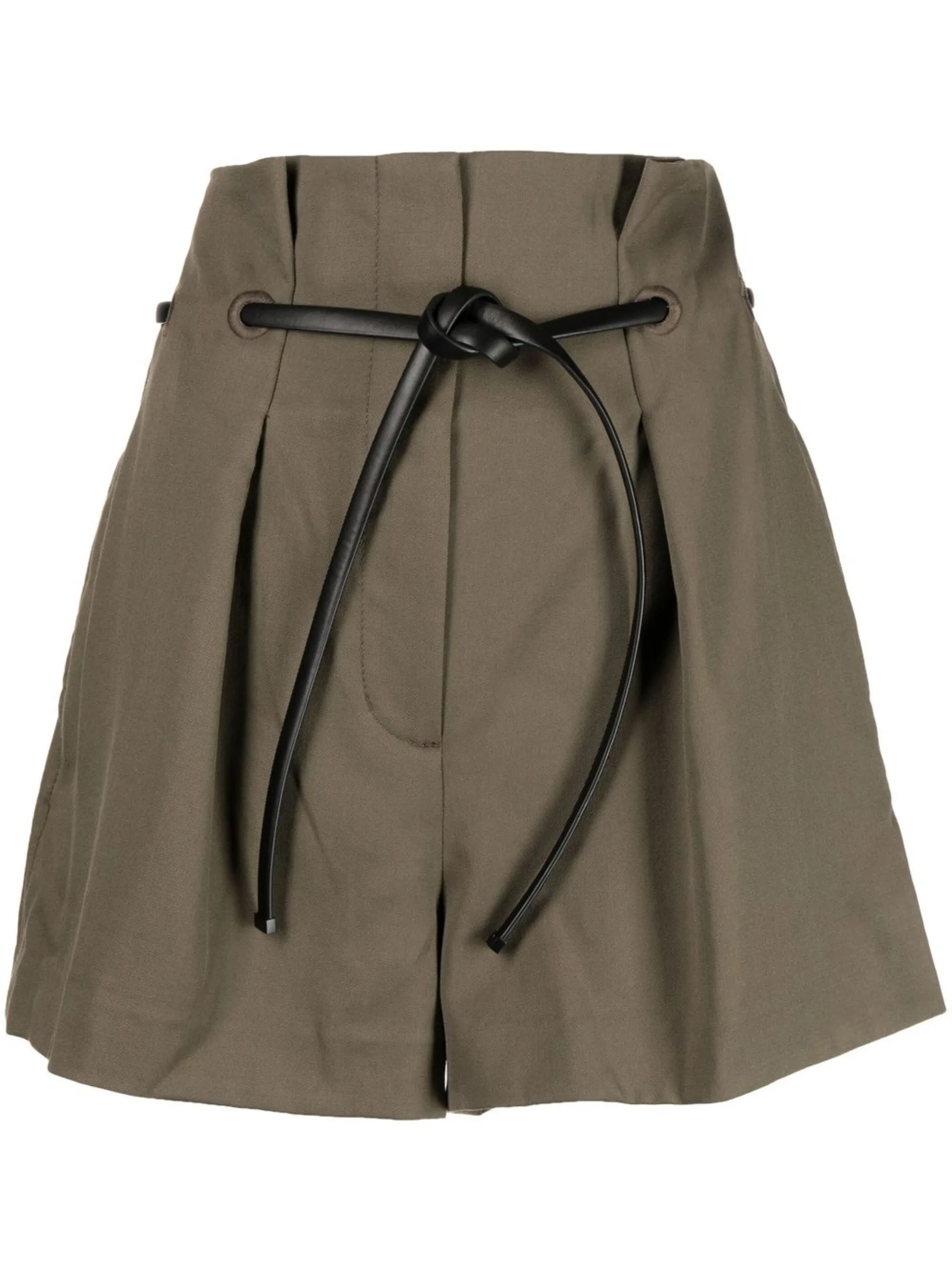 

Шорты строгого кроя с завязками 3.1 Phillip Lim, зеленый