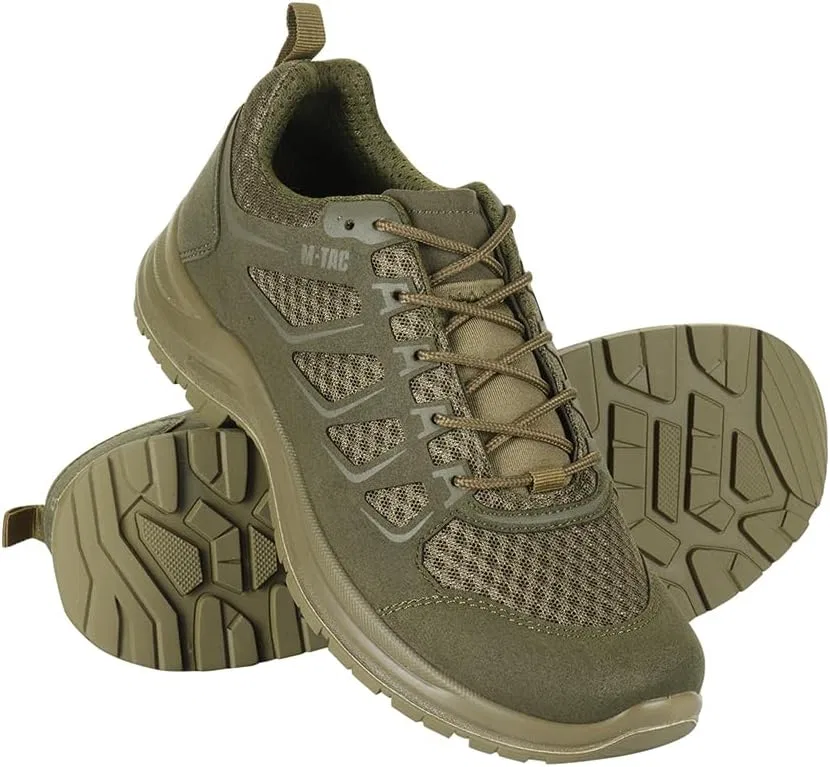 Тактические кроссовки M-Tac Trainers Tactical IVA Trainers Shoes Мужские тактические спортивные кроссовки армейского образца, Olive — фото 2
