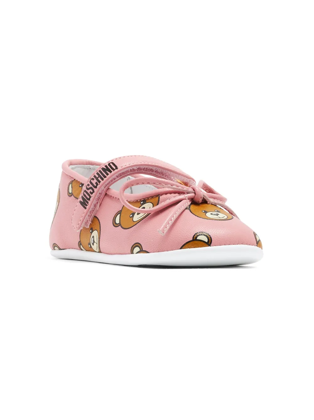 

Балетки Teddy Bear Moschino Kids, розовый