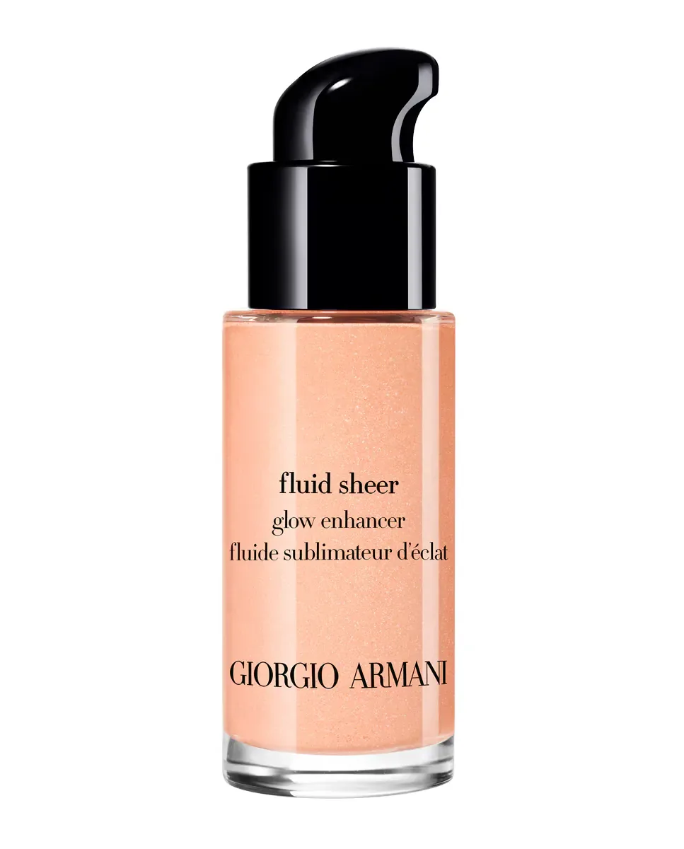 Жидкий хайлайтер Fluid Sheer Легкое сияющее покрытие Giorgio Armani, 2 — фото 3