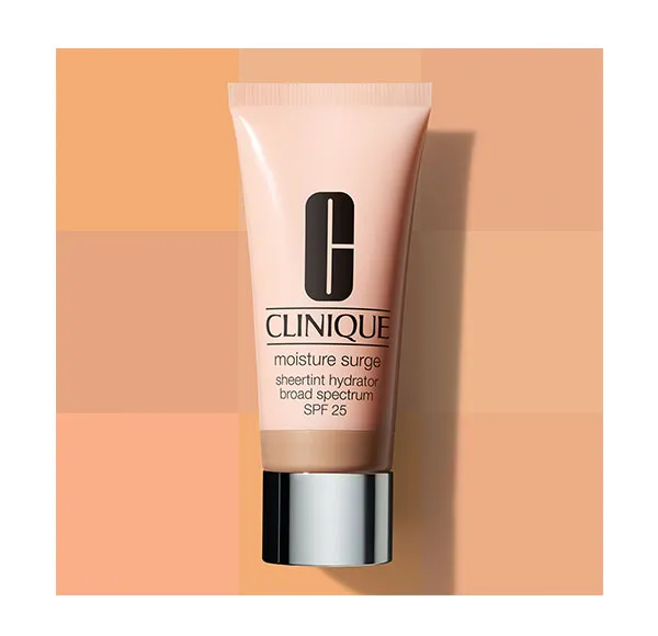Тональный увлажняющий крем для лица Moisture Surge Sheertint Hydrator Spf25 Clinique, цвет light-medium — фото 2