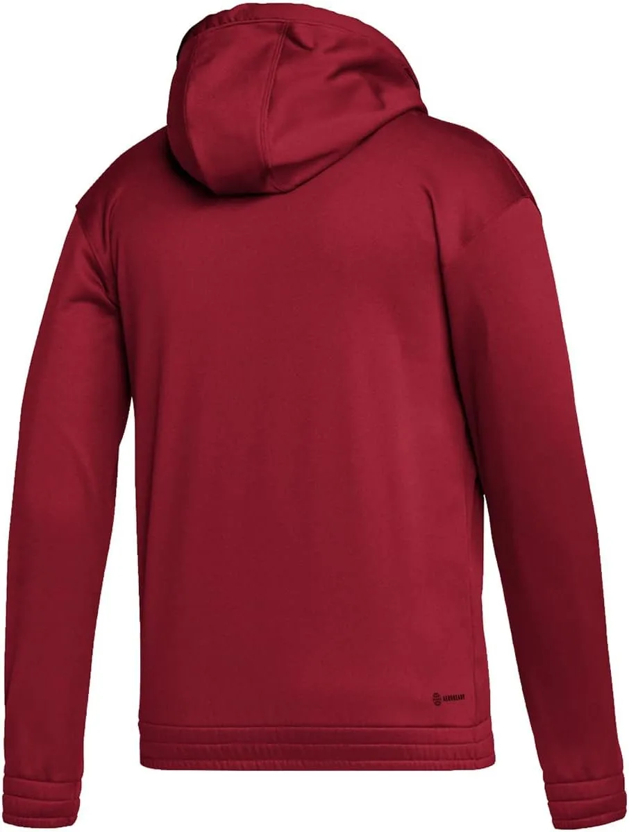 Толстовка Adidas unisex-adult Full Zip, красный/серый — фото 2