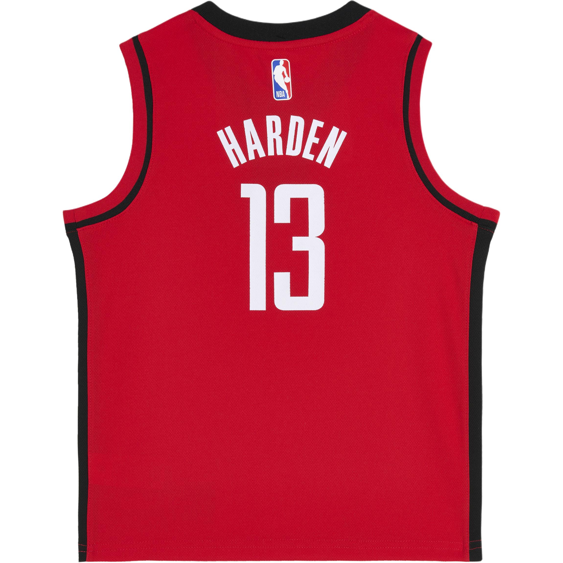 Nike Футболка баскетбольная NBA Houston Rockets Harden Rocket Red для детей 3-7 лет — фото 3