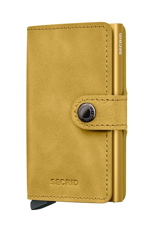 

Кожаный кошелек Secrid, желтый
