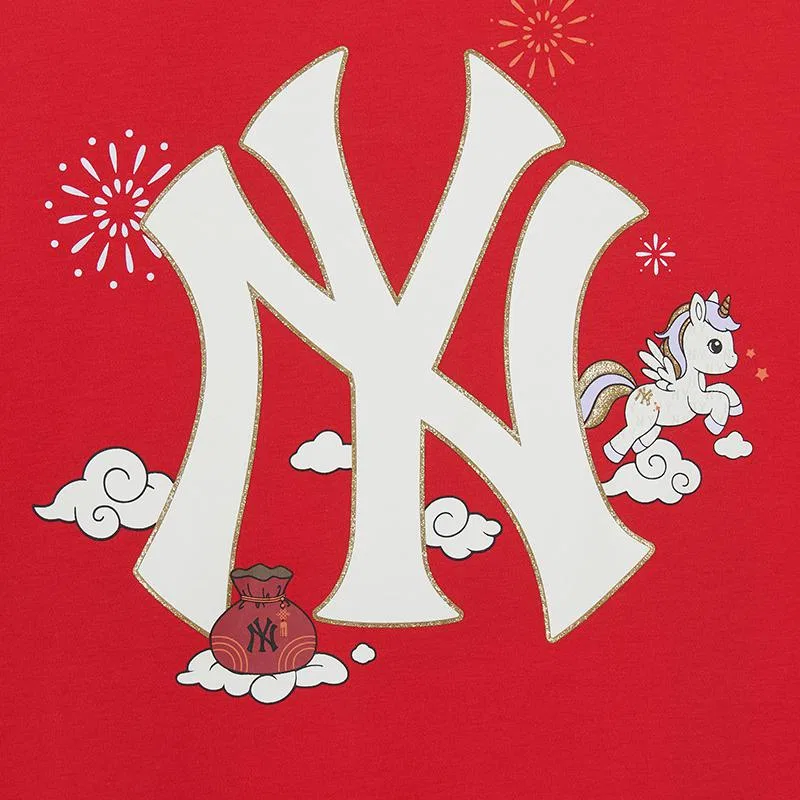 Детская футболка с круглым вырезом MLB, Red — фото 4