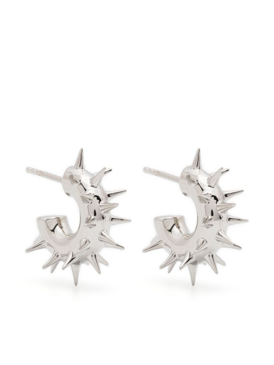 

Серьги-кольца Mini Spiky Hugo Kreit, серебряный
