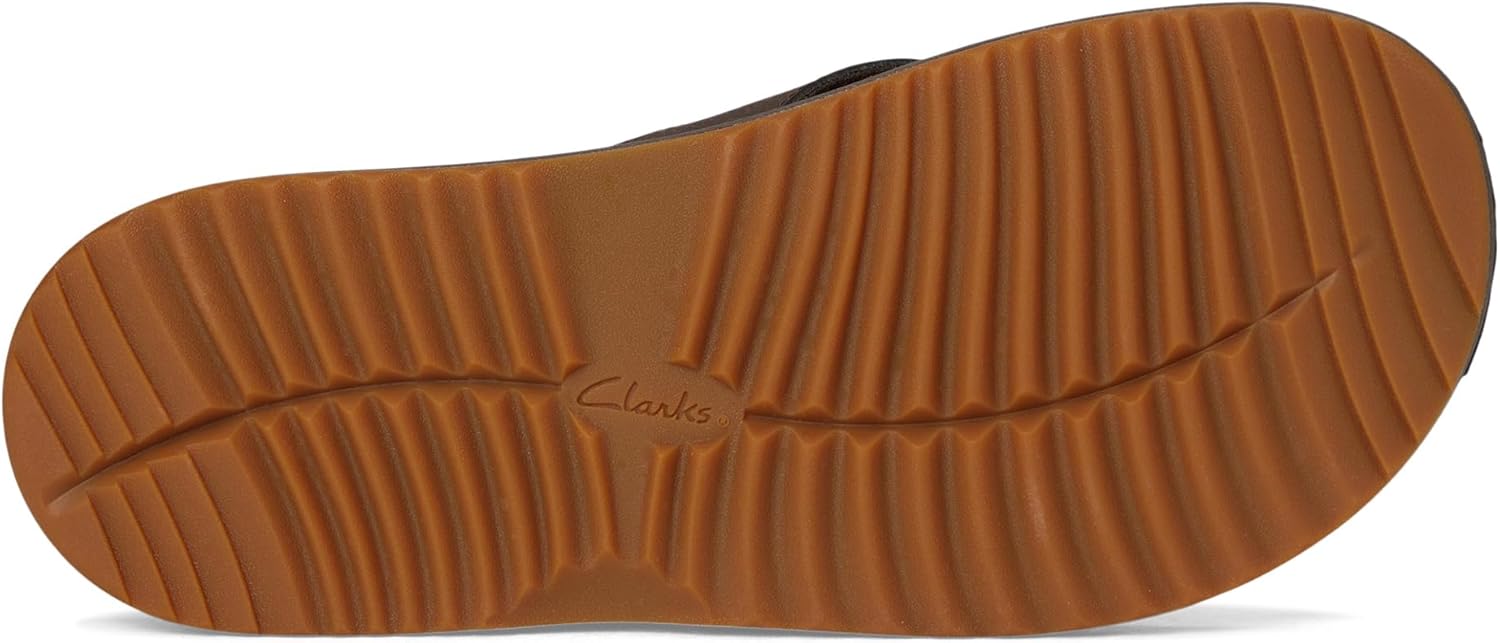 Мужские шлепанцы Clarks Breeze, коричневый — фото 3