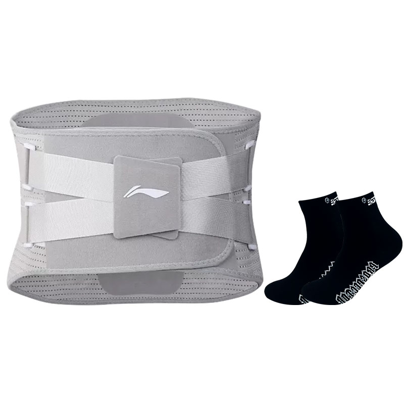 

Бандаж для спины polyester, nylon фитнес, бег взрослые защитный LINING, черный