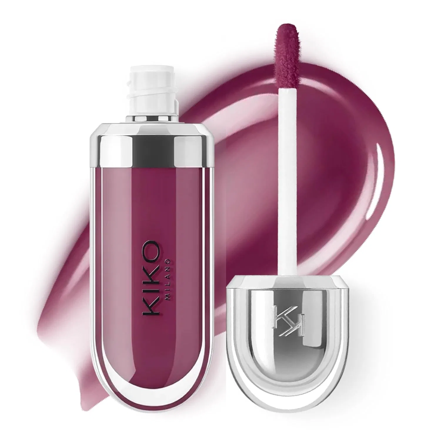 Питательный блеск для губ с 3D-эффектом «3D Hydra Lipglos» от KIKO Milano Kiko Milano, 30 Deep Purple