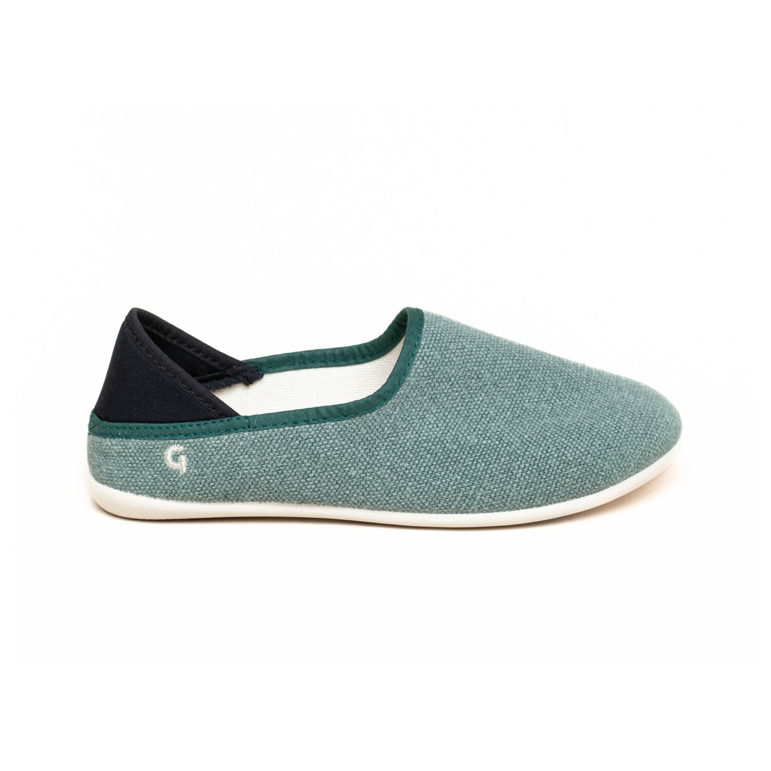 

Домашние тапочки Gottstein Linen Slip On, цвет Oceangreen