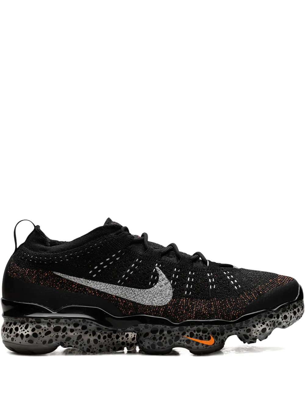 

Кроссовки Vapormax Flyknit Safari Black/Total Orange/Light Silver Nike, черный