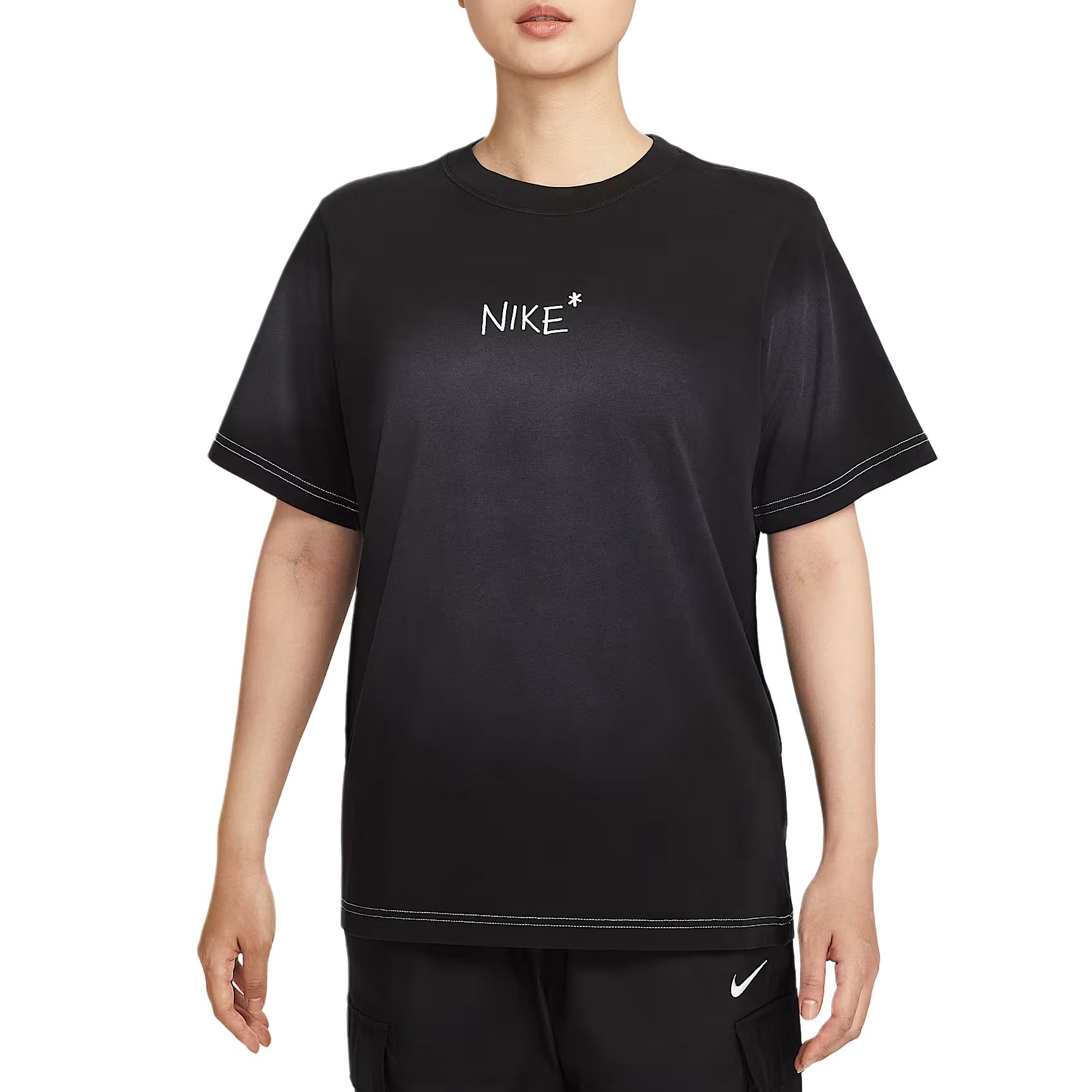 Спортивная футболка для женщин Nike, черный — фото 2