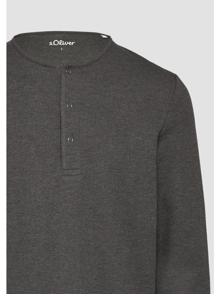 

Футболка s.Oliver T-Shirt langarm, серый