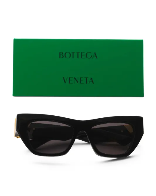 

Солнцезащитные очки 52 мм Bottega Veneta, черный
