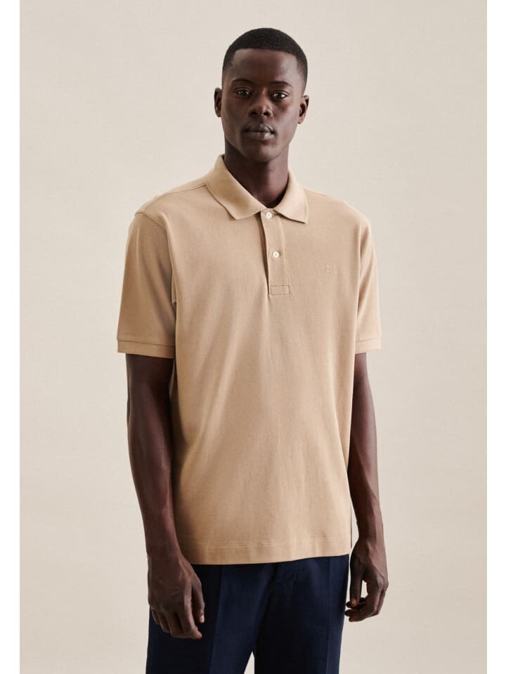 

Поло Seidensticker Polo Regular, коричневый