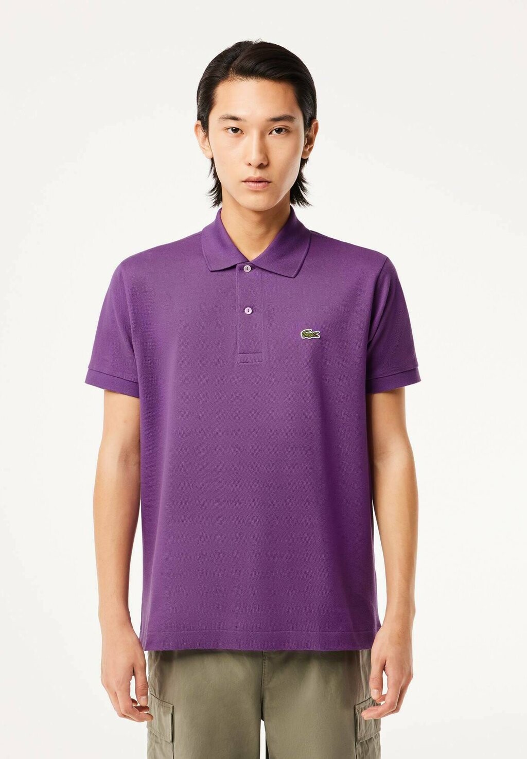 

Поло Lacoste, вереск фиолетовый
