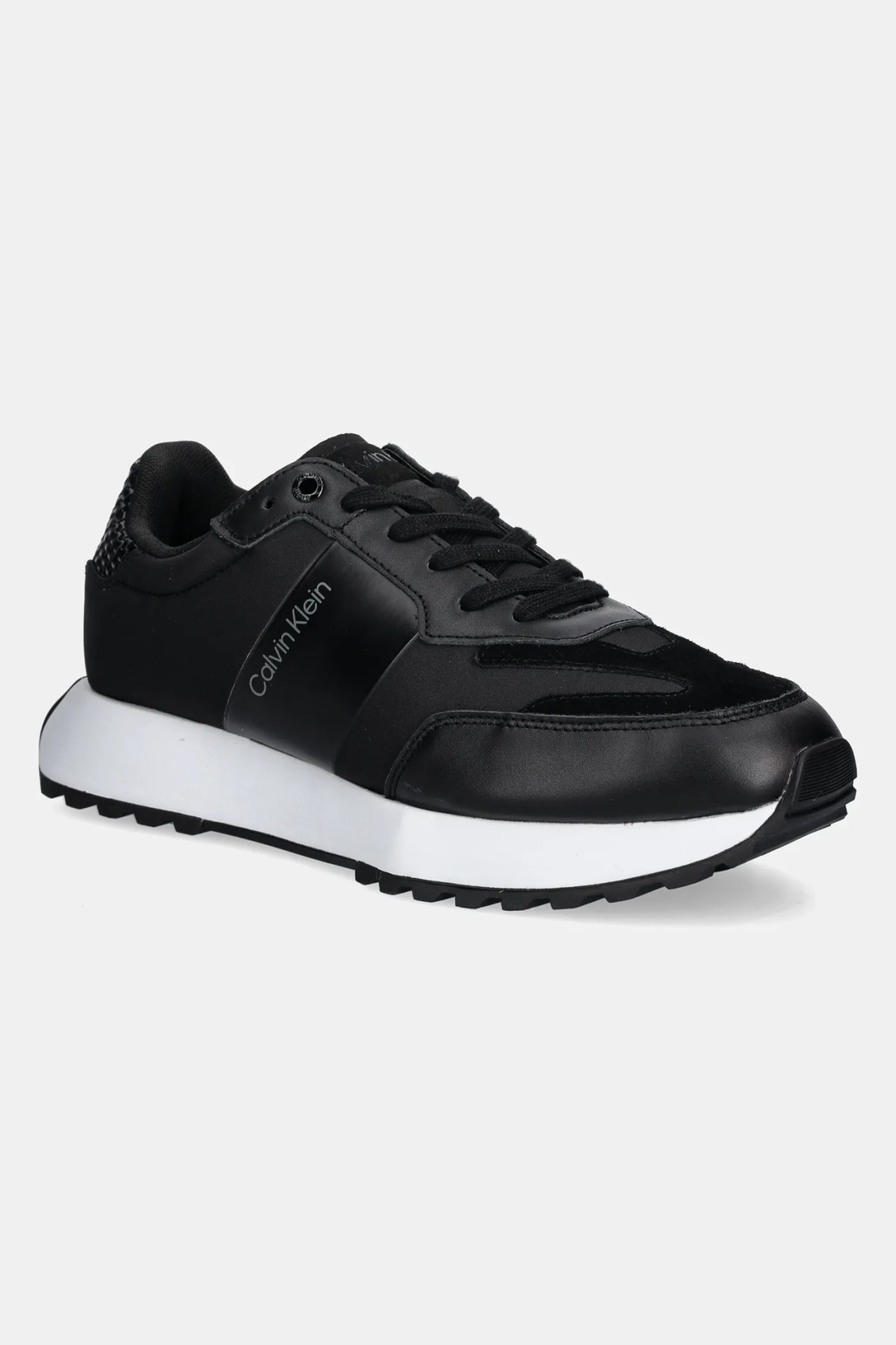 

Кроссовки LOW TOP LACE UP NYLON WOVEN Calvin Klein, черный