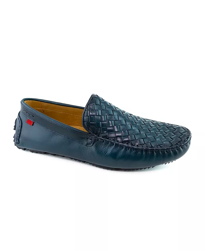 

Мужские весенние кожаные лоферы Spring Street Weave Marc Joseph New York, синий