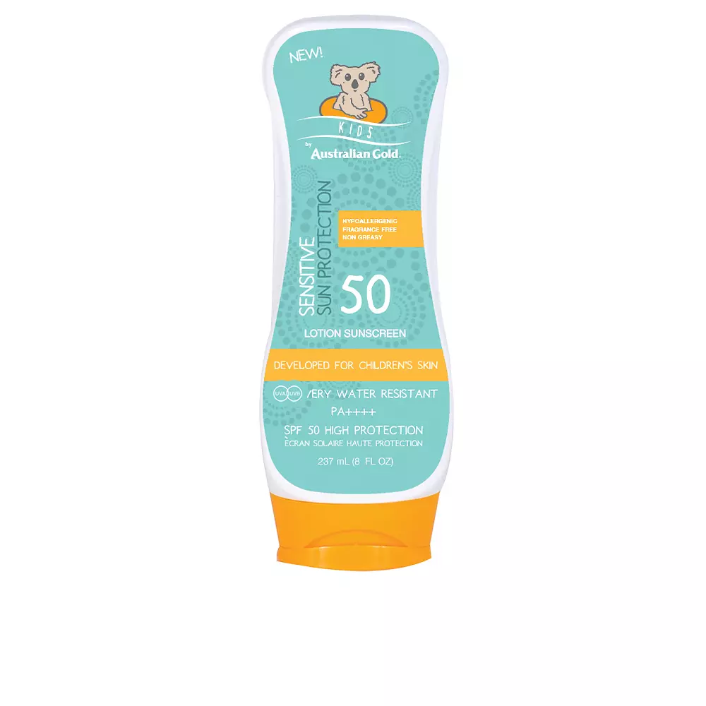 

Солнцезащитный крем Kids Sensitive Sun Protection Lotion Spf50 Australian Gold, 237 мл