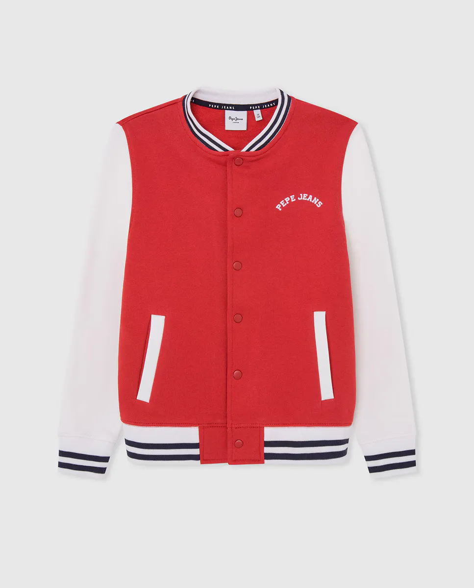 Бомбер для мальчика Pepe Jeans, красный