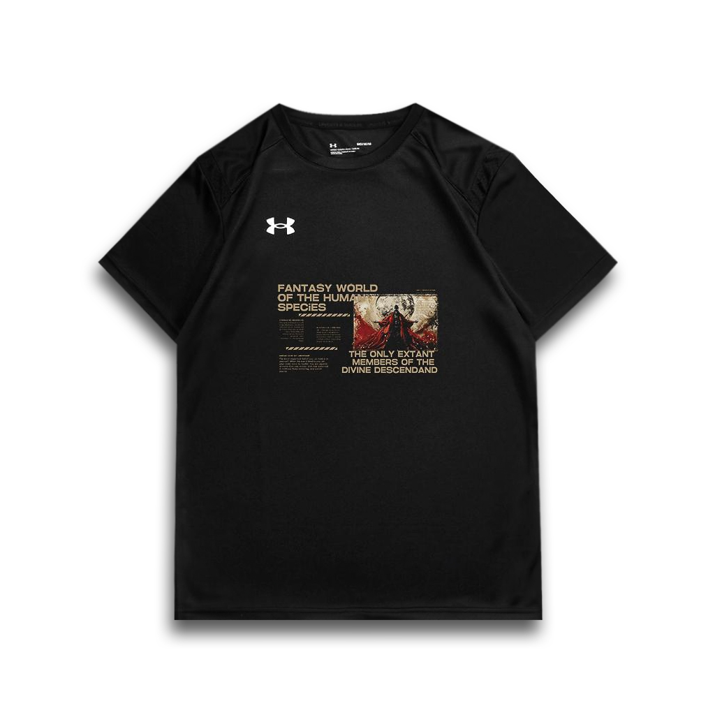 

Under Armour Футболка унисекс черная, Черный, Under Armour Футболка унисекс черная