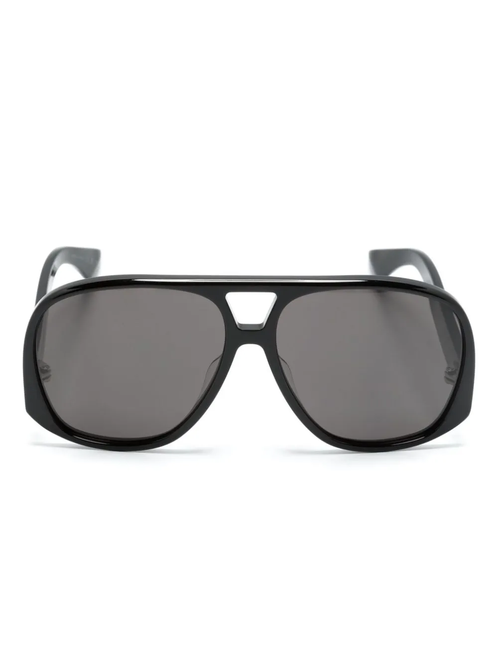 

Солнцезащитные очки-пилоты Solace Saint Laurent Eyewear, черный
