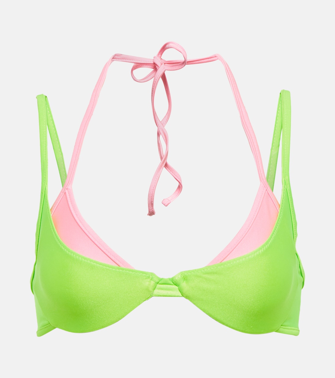 

Двухслойный верх бикини Same, Green Pink