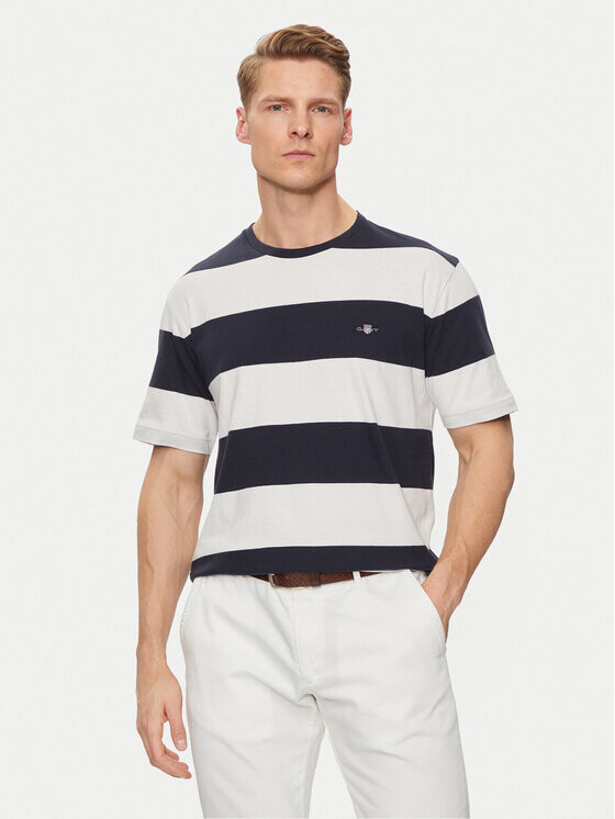 

Футболка стандартного кроя Gant, экрю