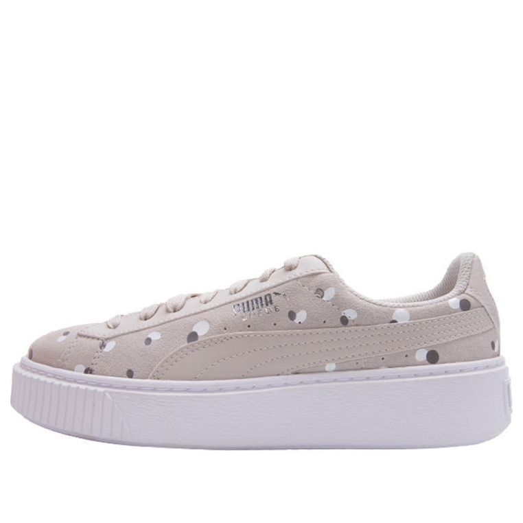 

Кеды PUMA Sneakers Suede Platform Dots Jr 'Silver', серебряный