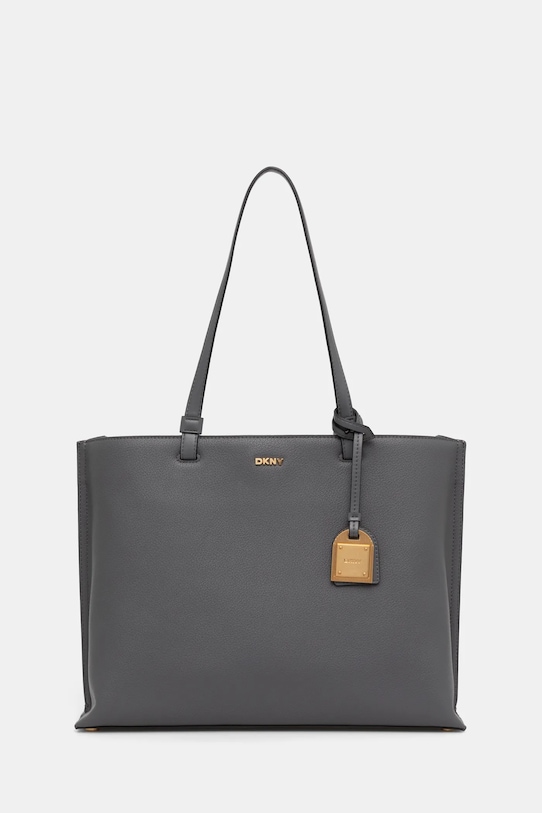 

Кожаная сумка Dkny, серый