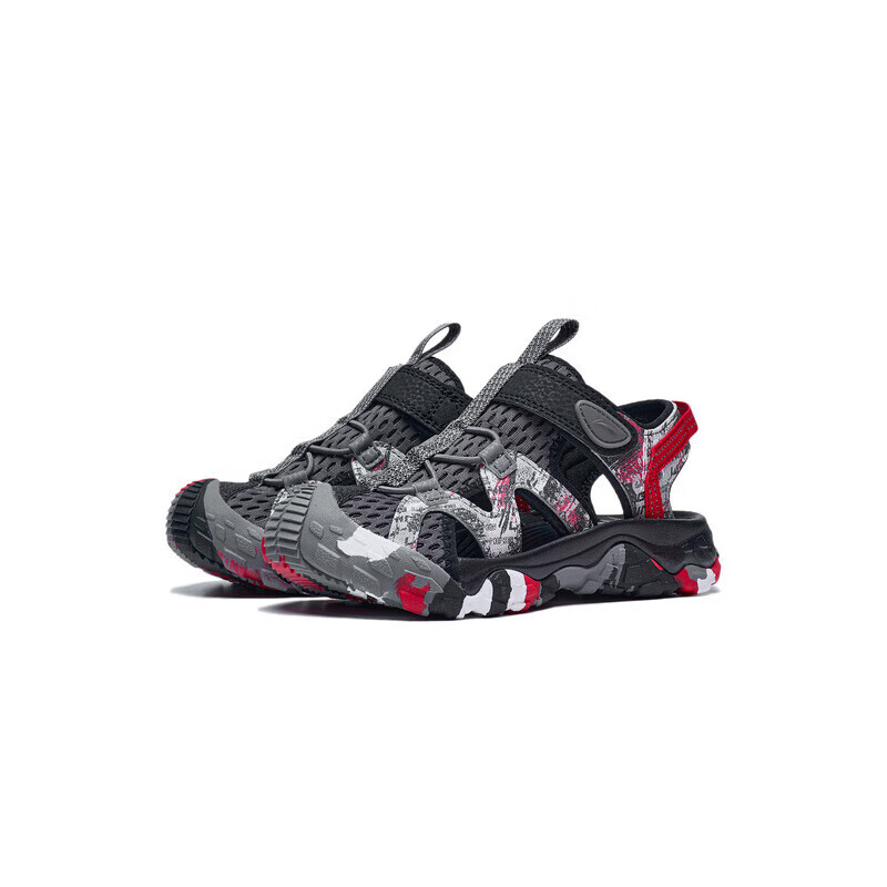 Детские сандалии Trek 1.5 Kids Shadow Gray/black/cinnabar Red Lining Young, красный — фото 3