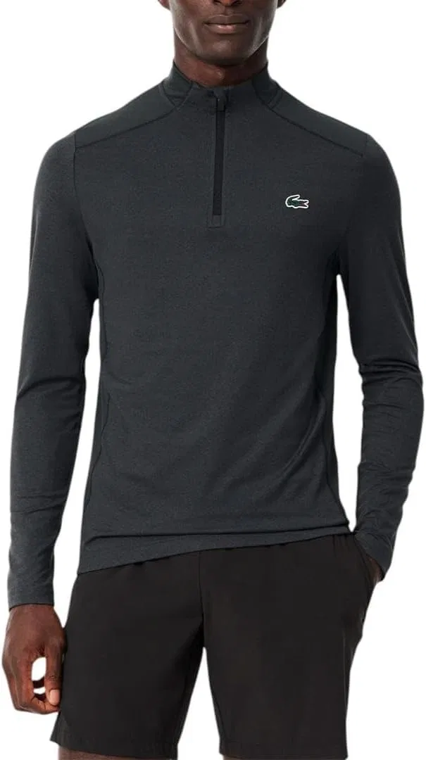 Мужская толстовка Lacoste Ultra Dry Stretch, спортивная, с высоким воротником
