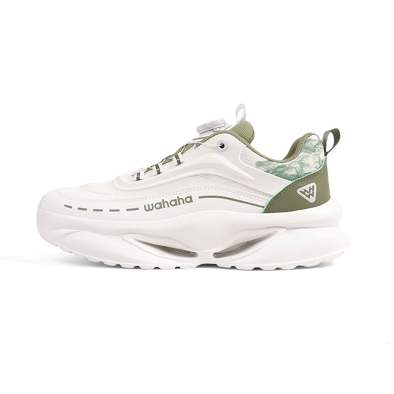 

Кроссовки Cushioning Coverage Height Increasing Abrasion Resistant Lightweight Breathable Low Top Casual Shoes Men's Wahaha, White Blue