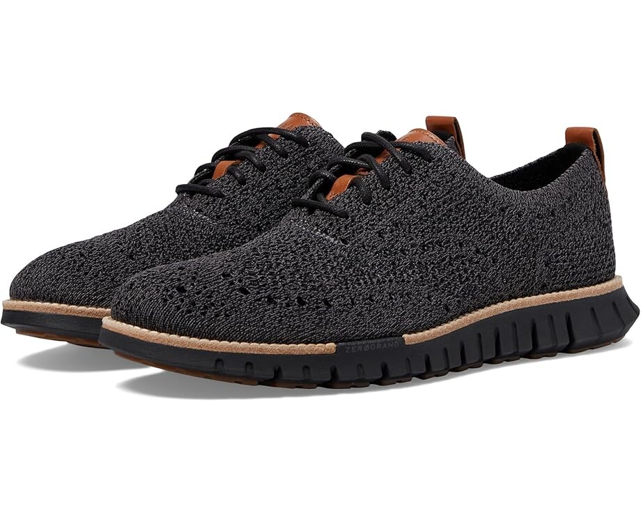 

Оксфорды Cole Haan Zerogrand Remastered Stitchlite Wingtip, цвет Magnet/Black