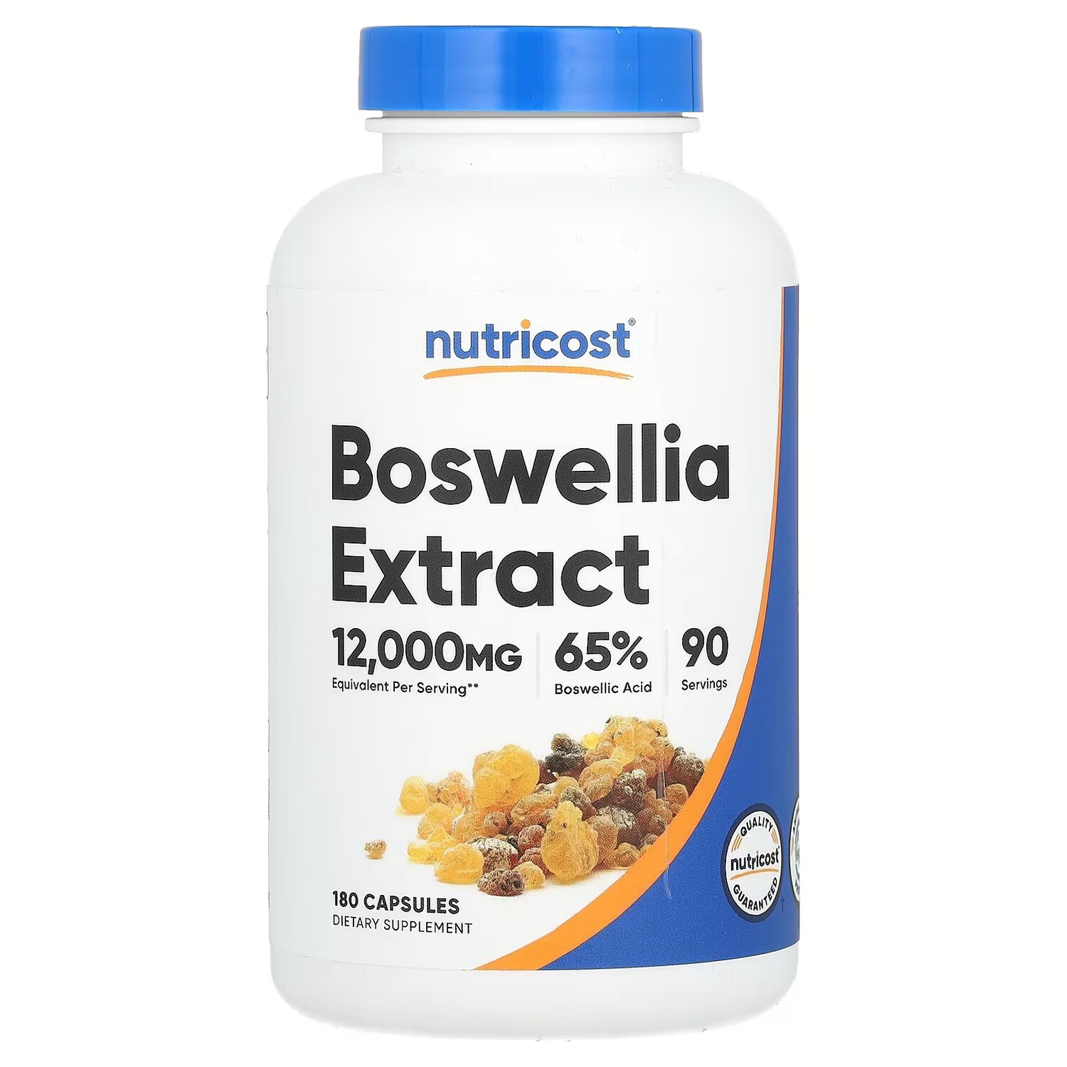 

Экстракт босвеллии Nutricost 12 000 мг, 180 капсул (6 000 мг на капсулу)