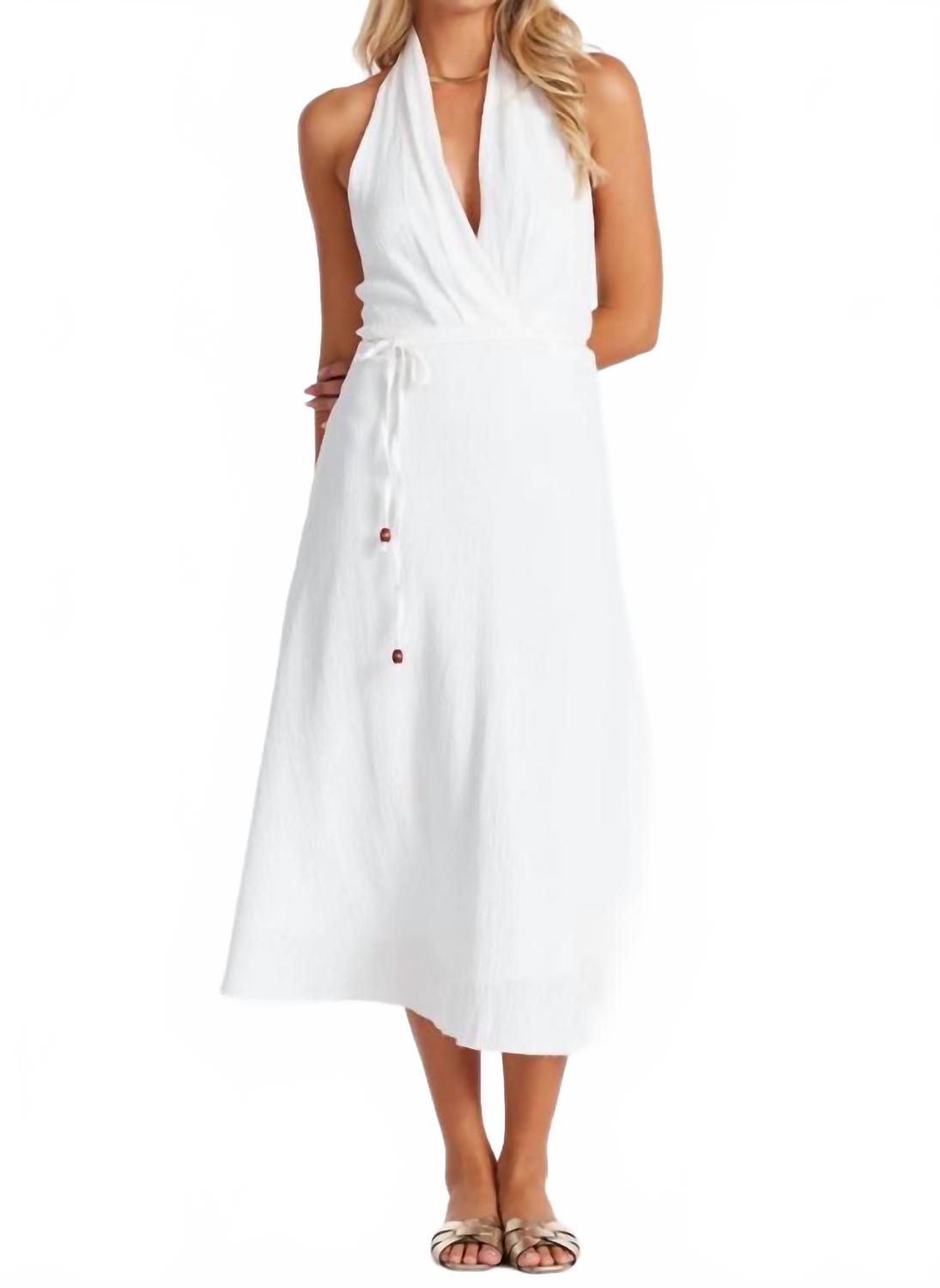 

Мид платье Monique Halter в белом цвете Bishop + young