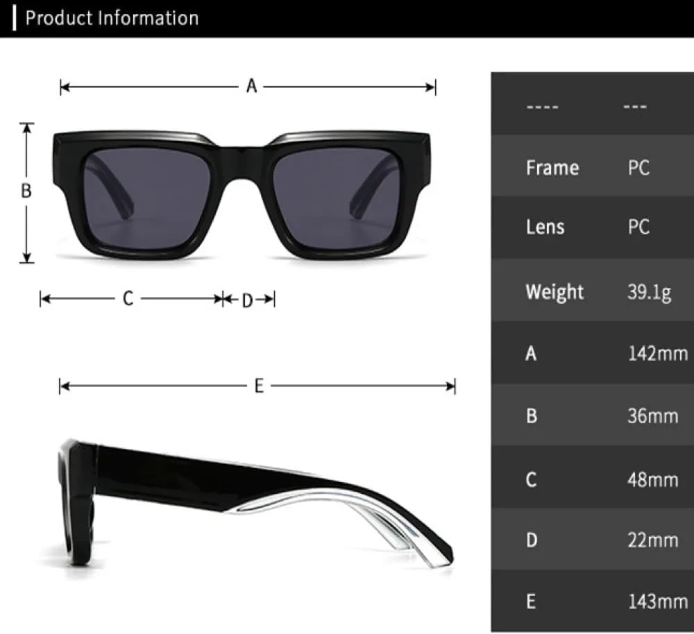 

LVTFCO Модные градиентные солнцезащитные очки для мужчин в стиле панк с широкими дужками, солнцезащитные очки UV400 в стиле ретро для женщин, Dark Green Gray