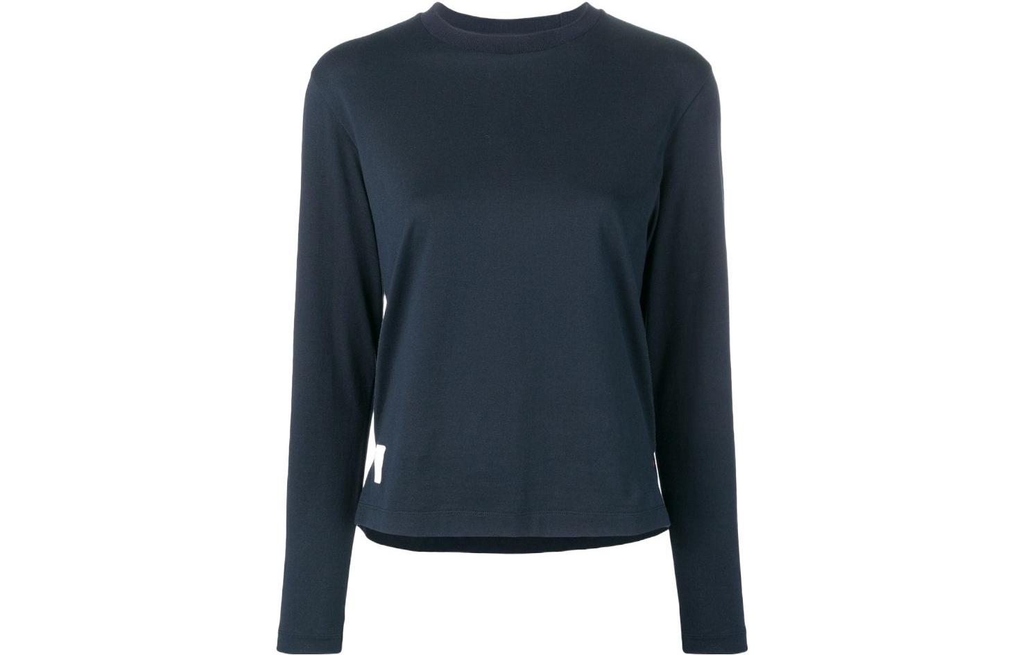 

Футболка женская темно-синяя THOM BROWNE