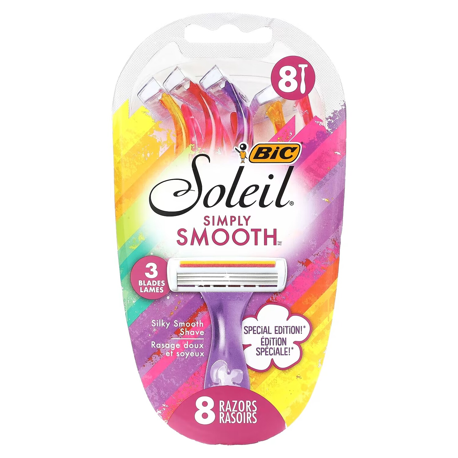 

Одноразовые бритвы BIC Soleil Simply Smooth, 8 шт