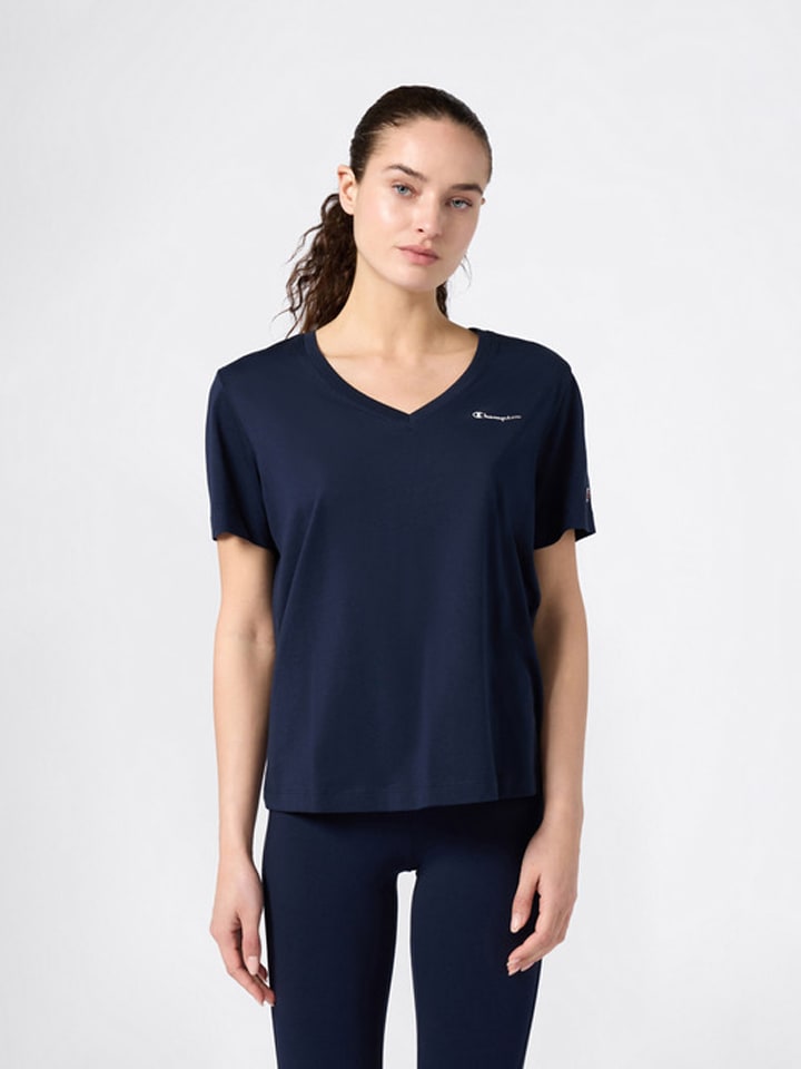 

Champion Футболка темно-синего цвета, Синий, Champion Футболка темно-синего цвета