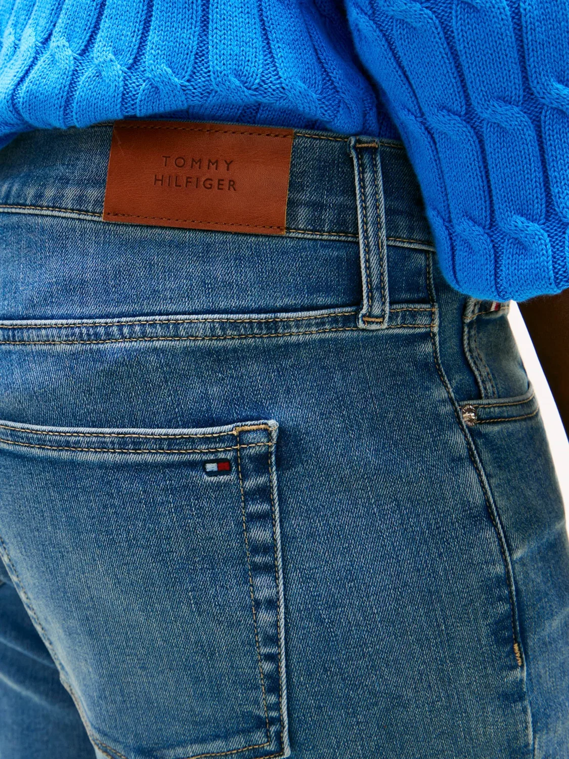 Расклешенные джинсы Tommy Hilfiger Curve, Blue Denim — фото 2