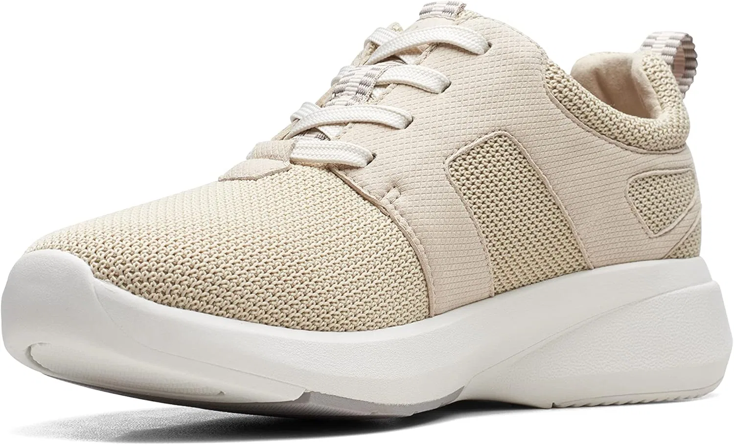 Мужские кроссовки Clarks Lehman Tie Trainers, 2-Ivory Fabric — фото 4